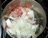 クレソン牛肉のトマトスープ♪簡単トマト缶作り方5写真