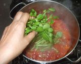 クレソン牛肉のトマトスープ♪簡単トマト缶作り方10写真