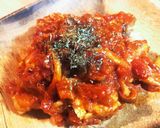 チキンとペンネのトマトソースグラタン♪作り方1写真