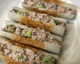 スキレットでサバ缶ちくわ作り方4写真