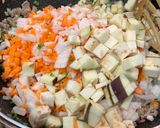 夏野菜たっぷり🍛フライパンでキーマカレー作り方10写真