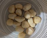 塩だけで栗ごはん作り方3写真