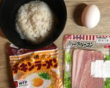 ホットサンドメーカーでチキンラーメンご飯作り方1写真