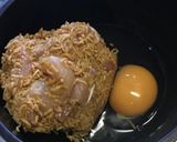 ホットサンドメーカでチキンラーメンピカタ作り方5写真