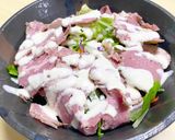 簡単！野菜たっぷりペッパービーフ丼作り方4写真