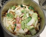 ☆白菜とベーコンの豆乳スープ☆作り方1写真