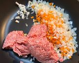 ガッツリ系！！カボチャのミートソース炒め作り方5写真
