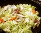 冷蔵庫の余り物であんかけ焼きそば☆作り方6写真