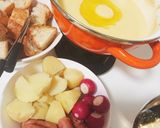 チーズmixと新じゃがでチーズフォンデュ作り方8写真