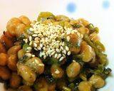 簡単アレンジ 納豆に高菜とポン酢作り方4写真