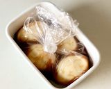簡単に美味しい【煮切り醤油味玉】漬け卵作り方3写真