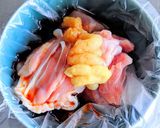 鶏の唐揚げでカラフル酢鶏作り方2写真