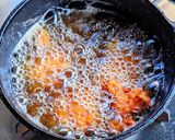 鶏の唐揚げでカラフル酢鶏作り方5写真