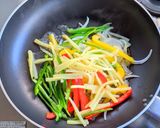 鶏の唐揚げでカラフル酢鶏作り方7写真