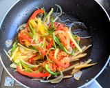 鶏の唐揚げでカラフル酢鶏作り方10写真