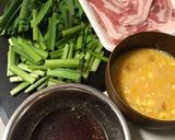 簡単♡豚バラとニラ卵のスタミナ炒め作り方1写真
