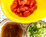 旨い！豚肉のトマト入り生姜焼き＊ねぎ風味作り方1写真
