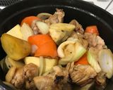 ストウブで鳥さつまいも の甘辛煮作り方6写真