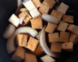 厚揚げでボリュームアップ卵丼作り方2写真