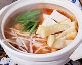 簡単！卵とろ～り♪甘辛チゲ豆腐作り方4写真