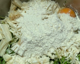 豆苗とえのき☆かき揚げ(QC無水鍋使用)作り方3写真
