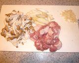 鶏肉とねぎのペペロンチーノ♪作り方1写真
