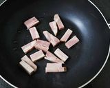ベーコンとしめじのオイスターソース丼作り方2写真
