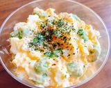 【混ぜるだけ】半熟卵と枝豆の簡単サラダ作り方5写真