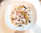 レンジだけで簡単！！！和風パスタ作り方3写真