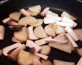 新ジャガと春キャベツのジェノベーゼ炒め作り方3写真