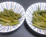 冷凍アスパラのゴマあえ♪超簡単(非常用)作り方10写真