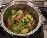 (手抜き)春キャベ和風パスタ作り方2写真