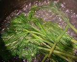 ほうれん草とパルメザンチーズのスパゲティ作り方1写真