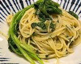 ほうれん草とパルメザンチーズのスパゲティ作り方9写真