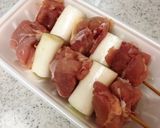 居酒屋メニュー♪とろろたっぷりがけ焼き鳥作り方1写真