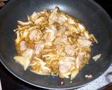 鶏肉とねぎのペペロンチーノ♪作り方6写真