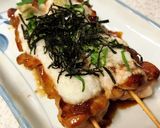 居酒屋メニュー♪とろろたっぷりがけ焼き鳥作り方6写真