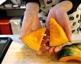 箸が止まらない！無限かぼちゃサラダ♬作り方1写真