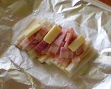 長芋とベーコンのホイル焼作り方1写真