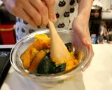 箸が止まらない！無限かぼちゃサラダ♬作り方6写真