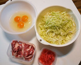 簡単キャベツたっぷりのお好み焼き風作り方1写真