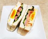 食パンバーガー作り方5写真