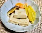 高野豆腐とふきの含め煮作り方8写真