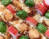 枝豆&カニカマダブルチーズパン作り方6写真