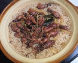 ホタルイカと菜の花の炊き込みご飯作り方8写真