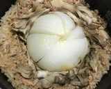新たまねぎまるごと炊き込みご飯！作り方5写真