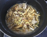 絶品！煮豚とキノコの炊き込みご飯作り方3写真