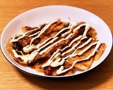 コーンクリームのチヂミのお好み焼き風作り方3写真