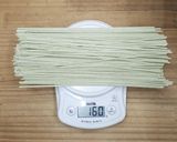 カルボナーラ風猿麺(乾麺)作り方1写真