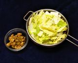 白菜＆あさりのペペロンチーノ風作り方1写真